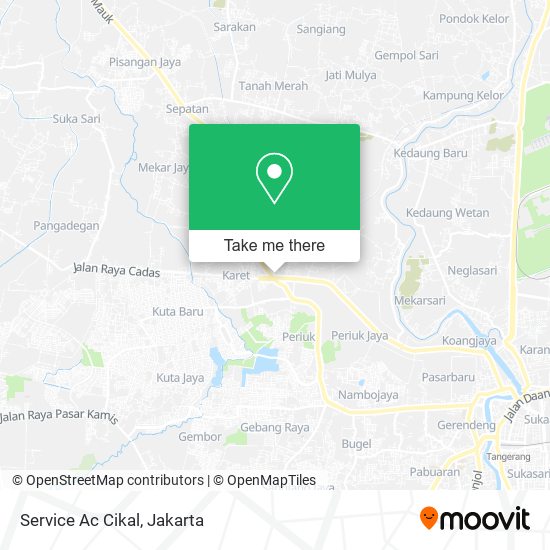 Service Ac Cikal map