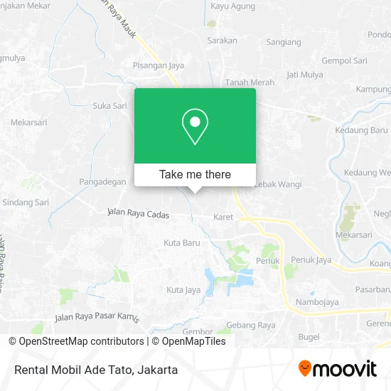 Rental Mobil Ade Tato map