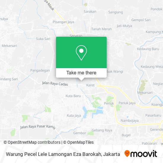 Warung Pecel Lele Lamongan Eza Barokah map