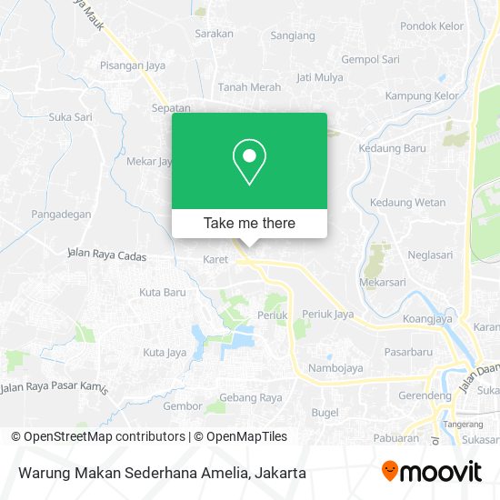 Warung Makan Sederhana Amelia map