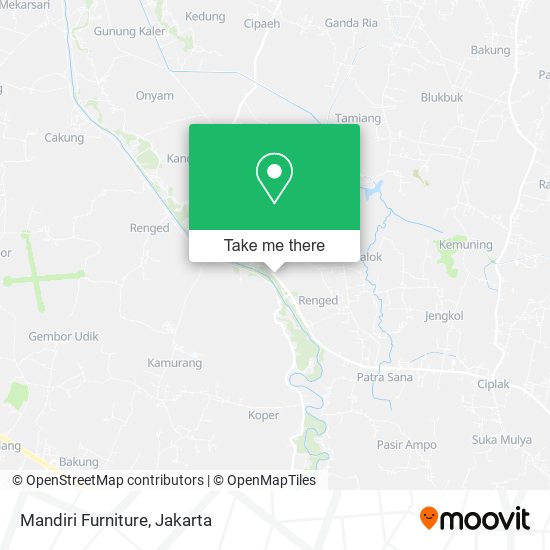 Mandiri Furniture map