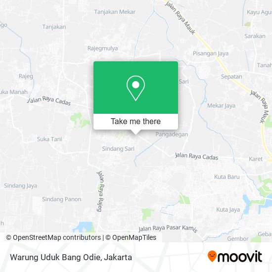 Warung Uduk Bang Odie map