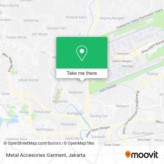 Metal Accesories Garment map