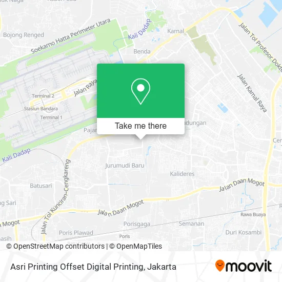 Asri Printing Offset Digital Printing map