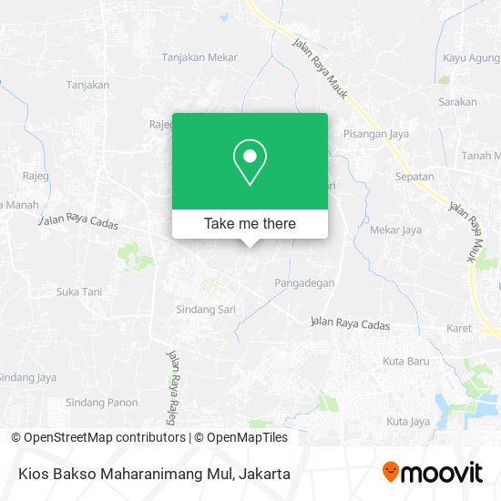 Kios Bakso Maharanimang Mul map