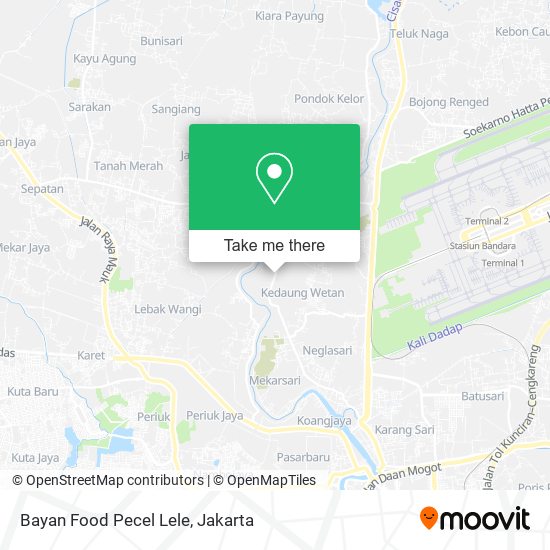 Bayan Food Pecel Lele map