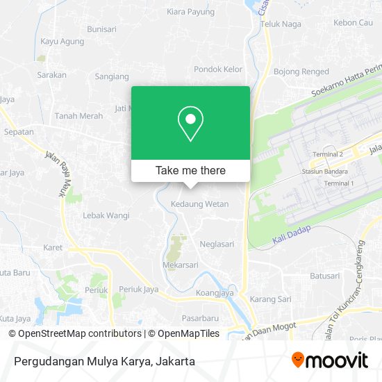 Pergudangan Mulya Karya map
