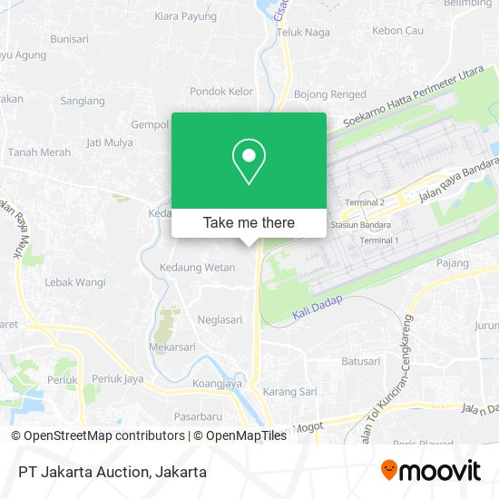 PT Jakarta Auction map