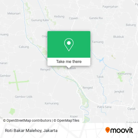 Roti Bakar Malehoy map