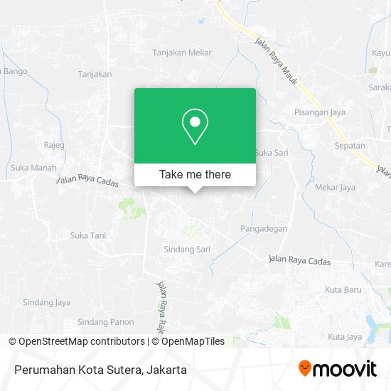 Perumahan Kota Sutera map