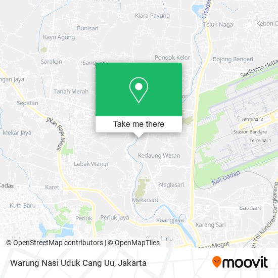 Warung Nasi Uduk Cang Uu map