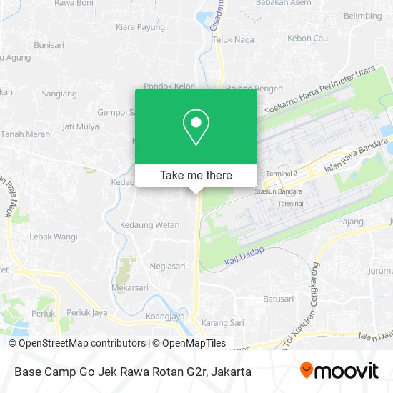 Base Camp Go Jek Rawa Rotan G2r map
