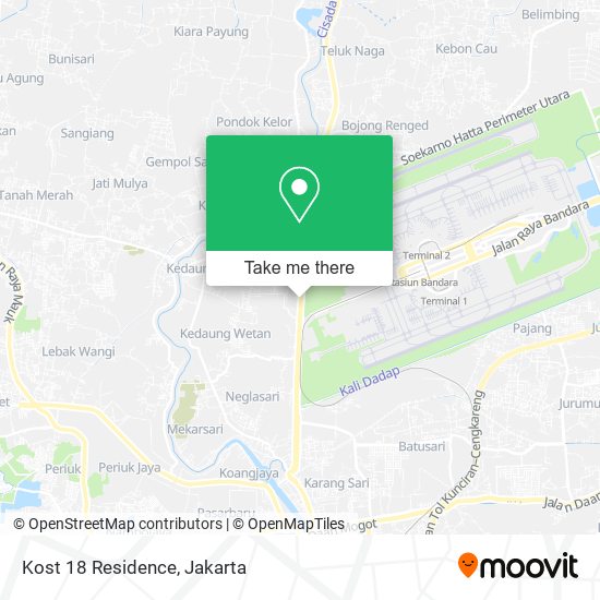 Kost 18 Residence map