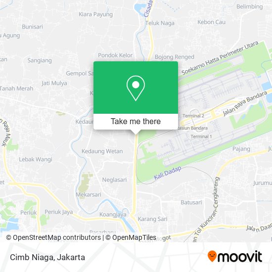 Cimb Niaga map