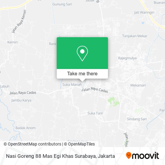 Nasi Goreng 88 Mas Egi Khas Surabaya map