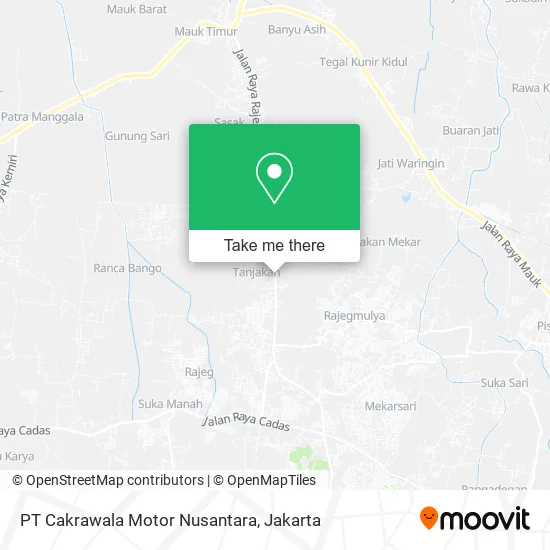 PT Cakrawala Motor Nusantara map