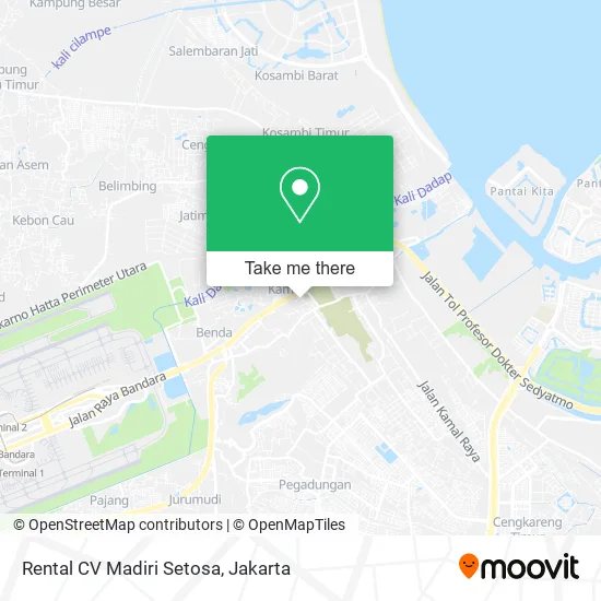 Rental CV Madiri Setosa map