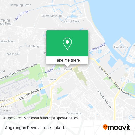 Angkringan Dewe Jarene map