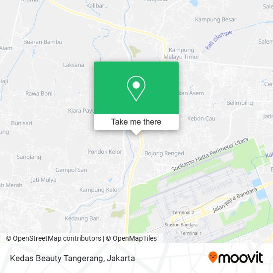 Kedas Beauty Tangerang map