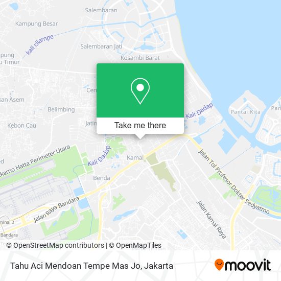 Tahu Aci Mendoan Tempe Mas Jo map