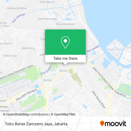 Toko Beras Zamzami Jaya map