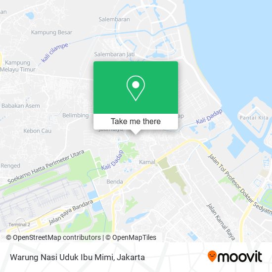 Warung Nasi Uduk Ibu Mimi map