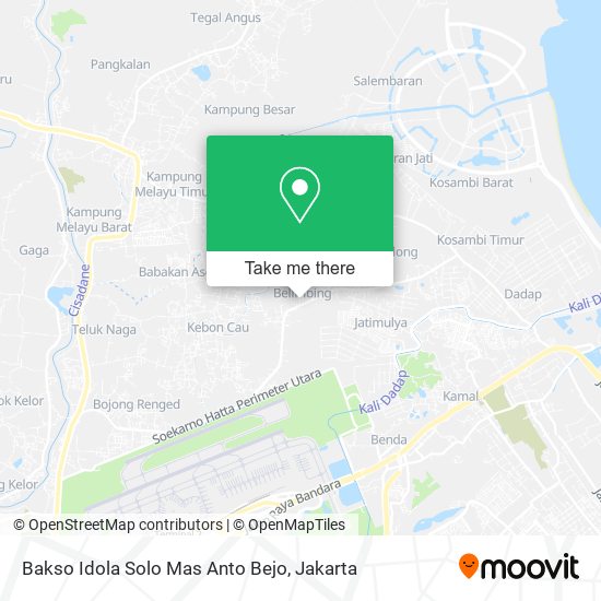 Bakso Idola Solo Mas Anto Bejo map
