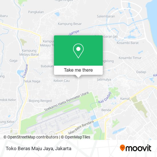 Toko Beras Maju Jaya map