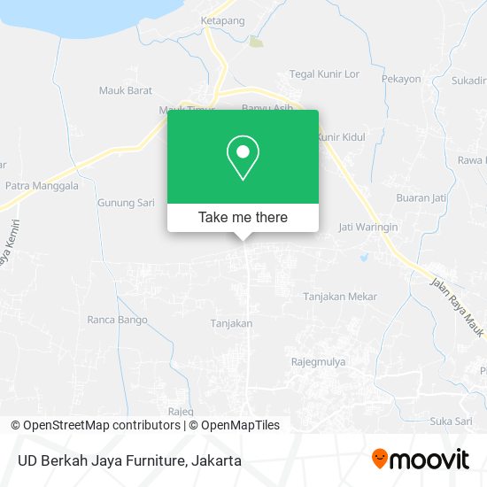 UD Berkah Jaya Furniture map