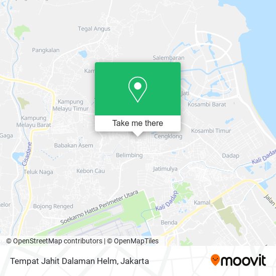 Tempat Jahit Dalaman Helm map