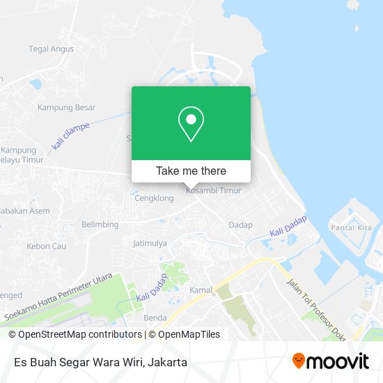 Es Buah Segar Wara Wiri map