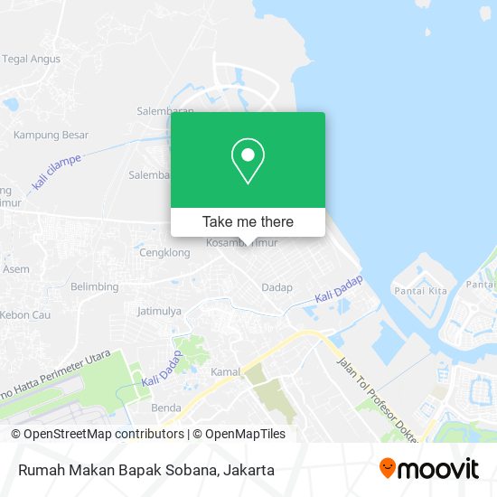 Rumah Makan Bapak Sobana map
