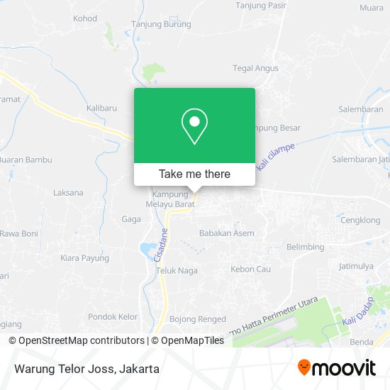 Warung Telor Joss map