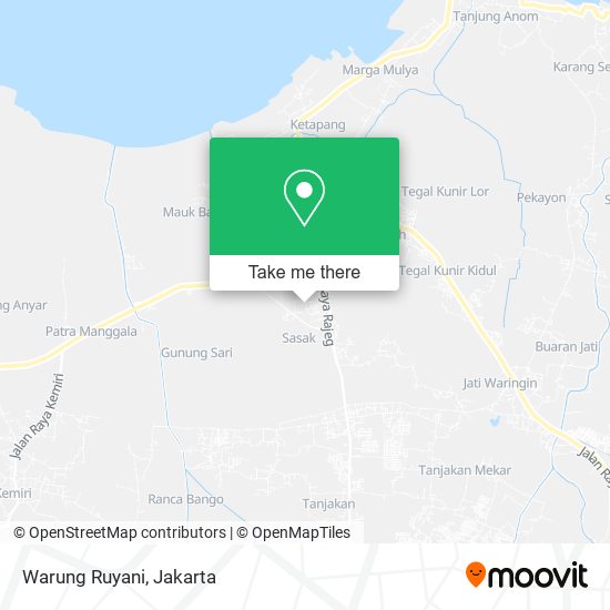 Warung Ruyani map