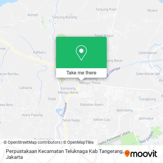 Perpustakaan Kecamatan Teluknaga Kab Tangerang map