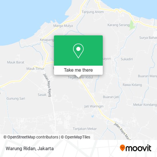 Warung Ridan map