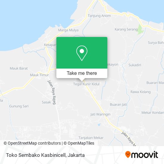 Toko Sembako Kasbinicell map