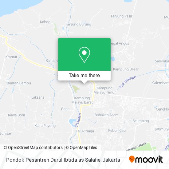 Pondok Pesantren Darul Ibtida as Salafie map