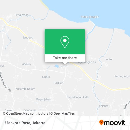 Mahkota Rasa map