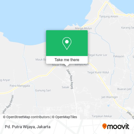 Pd. Putra Wijaya map