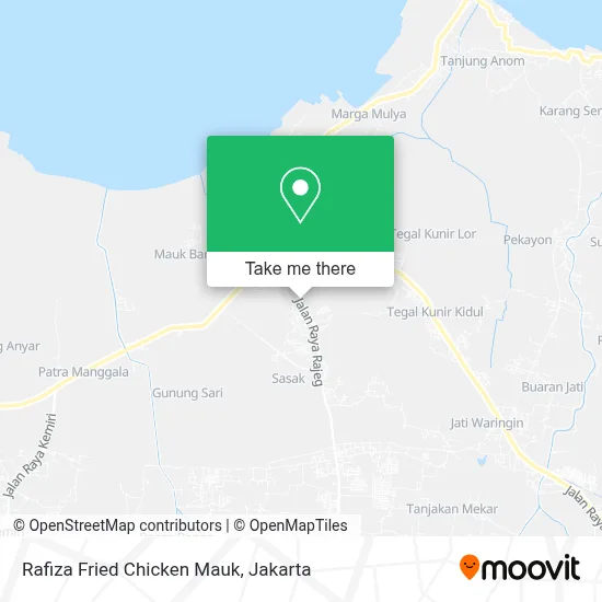 Rafiza Fried Chicken Mauk map