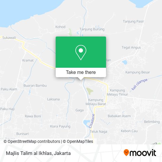 Majlis Talim al Ikhlas map