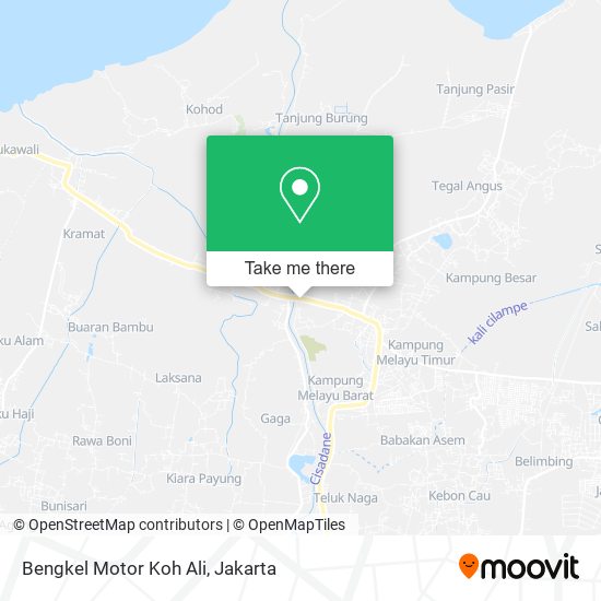 Bengkel Motor Koh Ali map