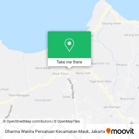 Dharma Wanita Persatuan Kecamatan Mauk map