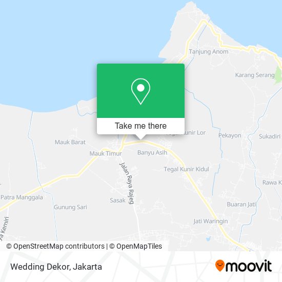 Wedding Dekor map