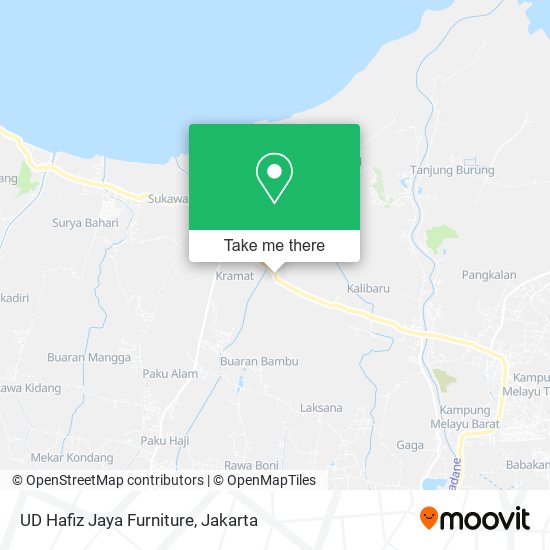 UD Hafiz Jaya Furniture map