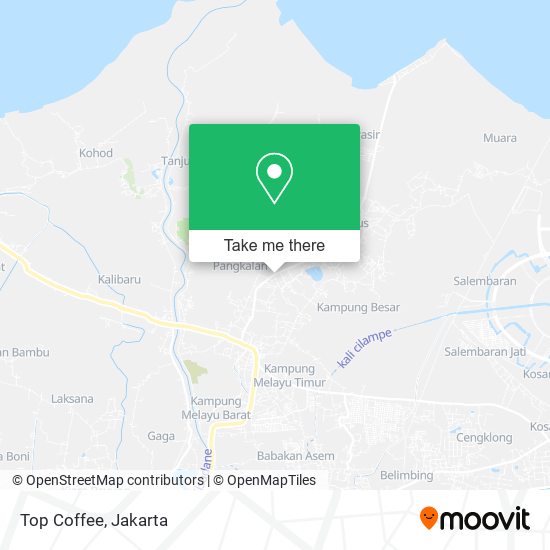 Top Coffee map