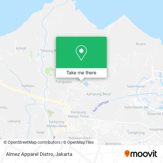 Almez Apparel Distro map