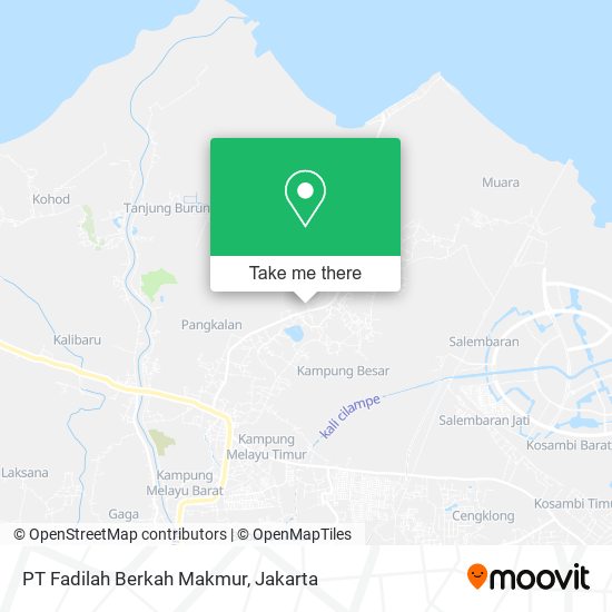 PT Fadilah Berkah Makmur map