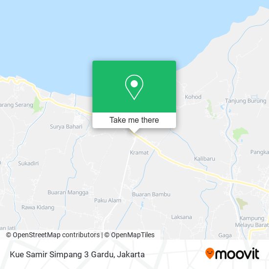 Kue Samir Simpang 3 Gardu map